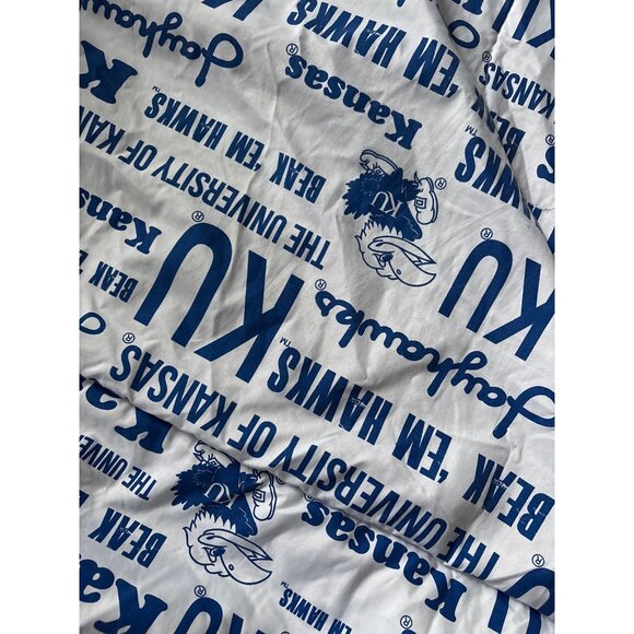 The University Of Kansas Jayhawks Logo Polyester Blanket By Northwest - Picture 11 of 14